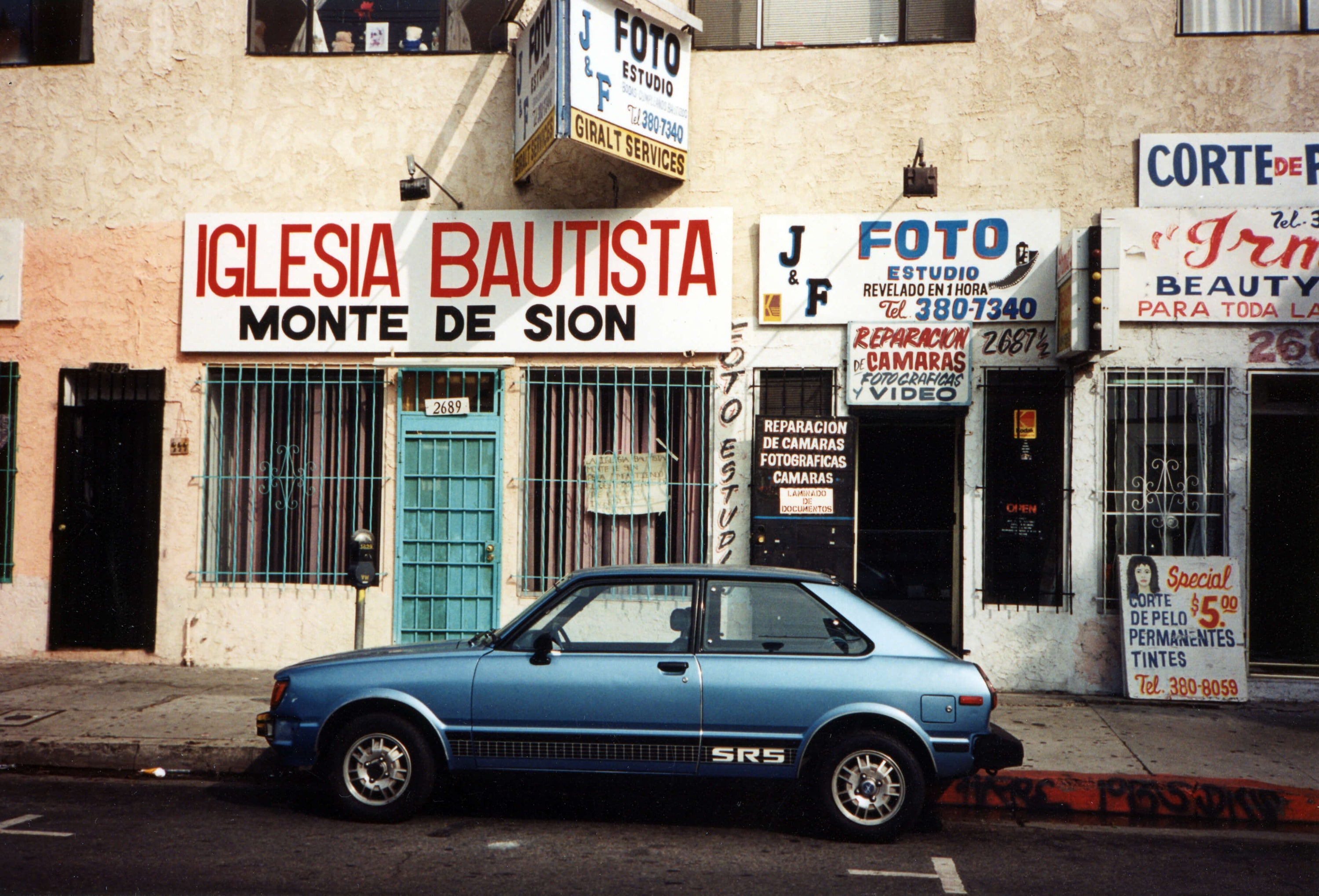 film image from J&F film photo lab in LA