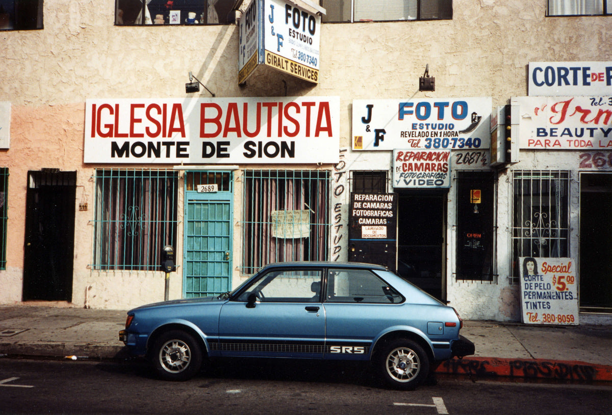 film image from J&F film photo lab in LA