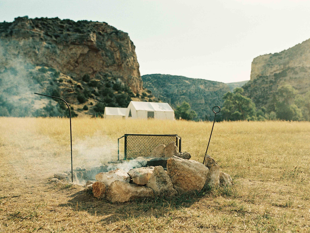 Hunter and her 35mm camera in her own