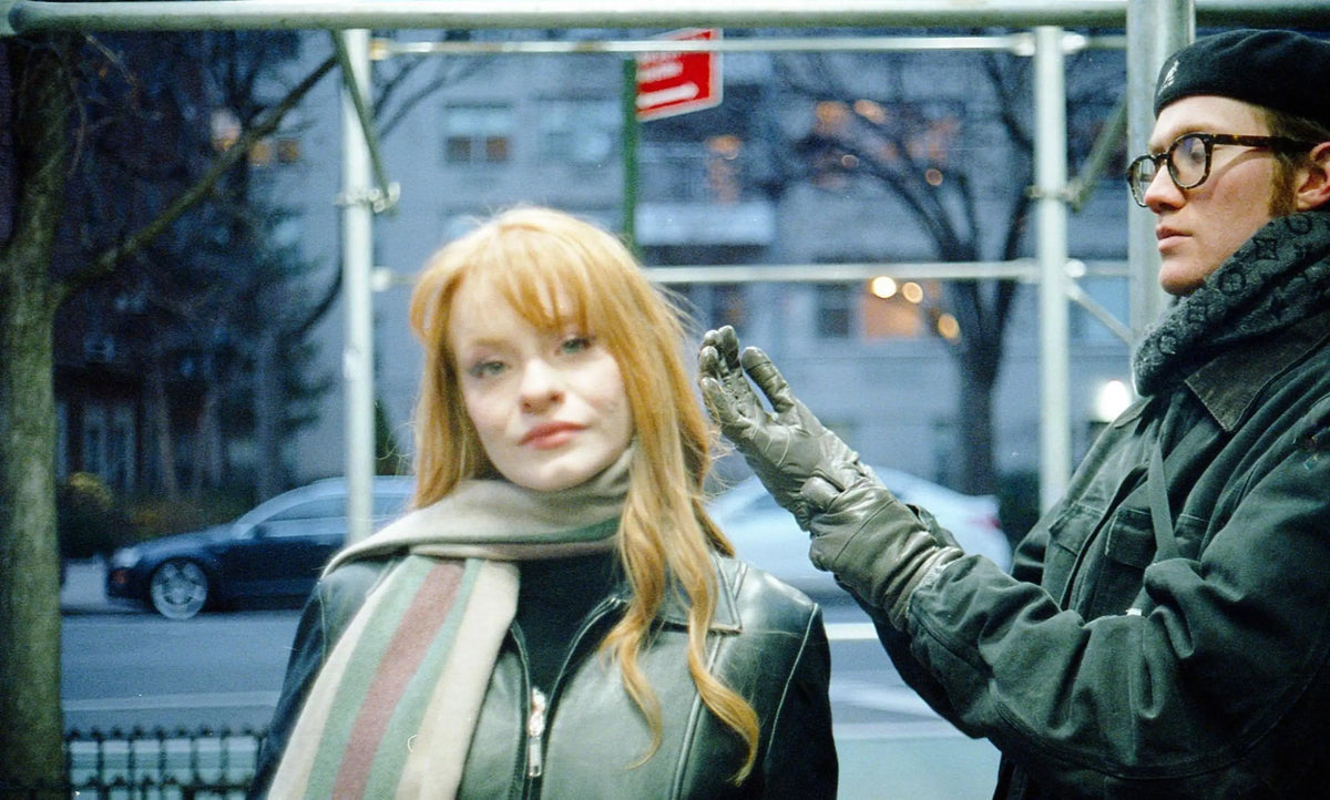 Woman with red hair on CineStill 400D