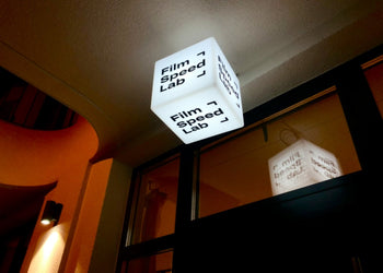 flim image of aperture film lab owner and store in berlin, germany